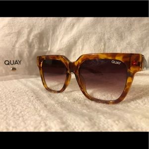 Quay sunglasses: PSA style/honey tortoise color